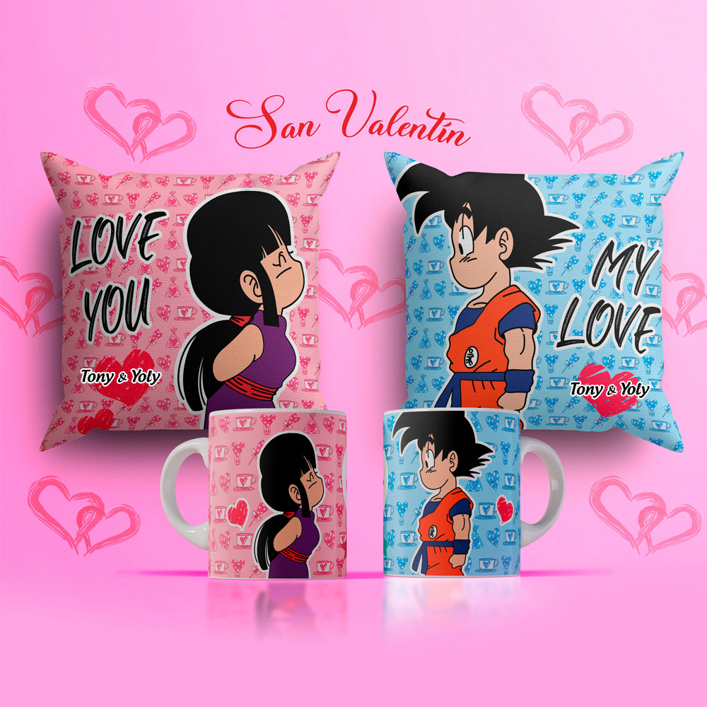 Pack San Valentín Goku y Chi-Chi