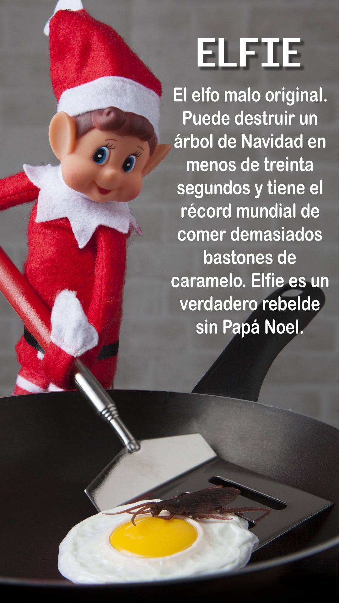 Elfo Travieso de Navidad Personalizado con nombre - Chocolatinas y dulces