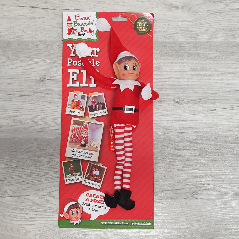 Elfo Travieso Personalizado Flexible con Nombre