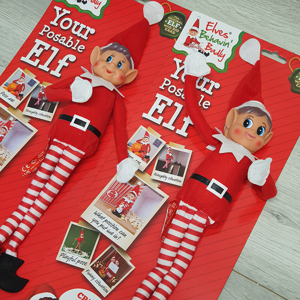 Elfo Travieso Personalizado Flexible con Nombre