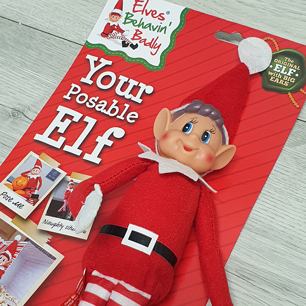 Elfo Travieso Personalizado Flexible con Nombre