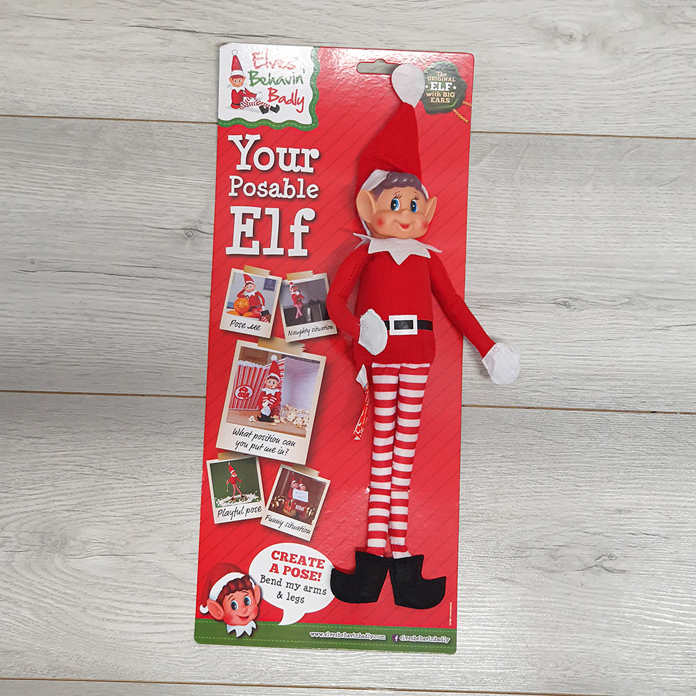 Elfo Travieso Personalizado Flexible con Nombre