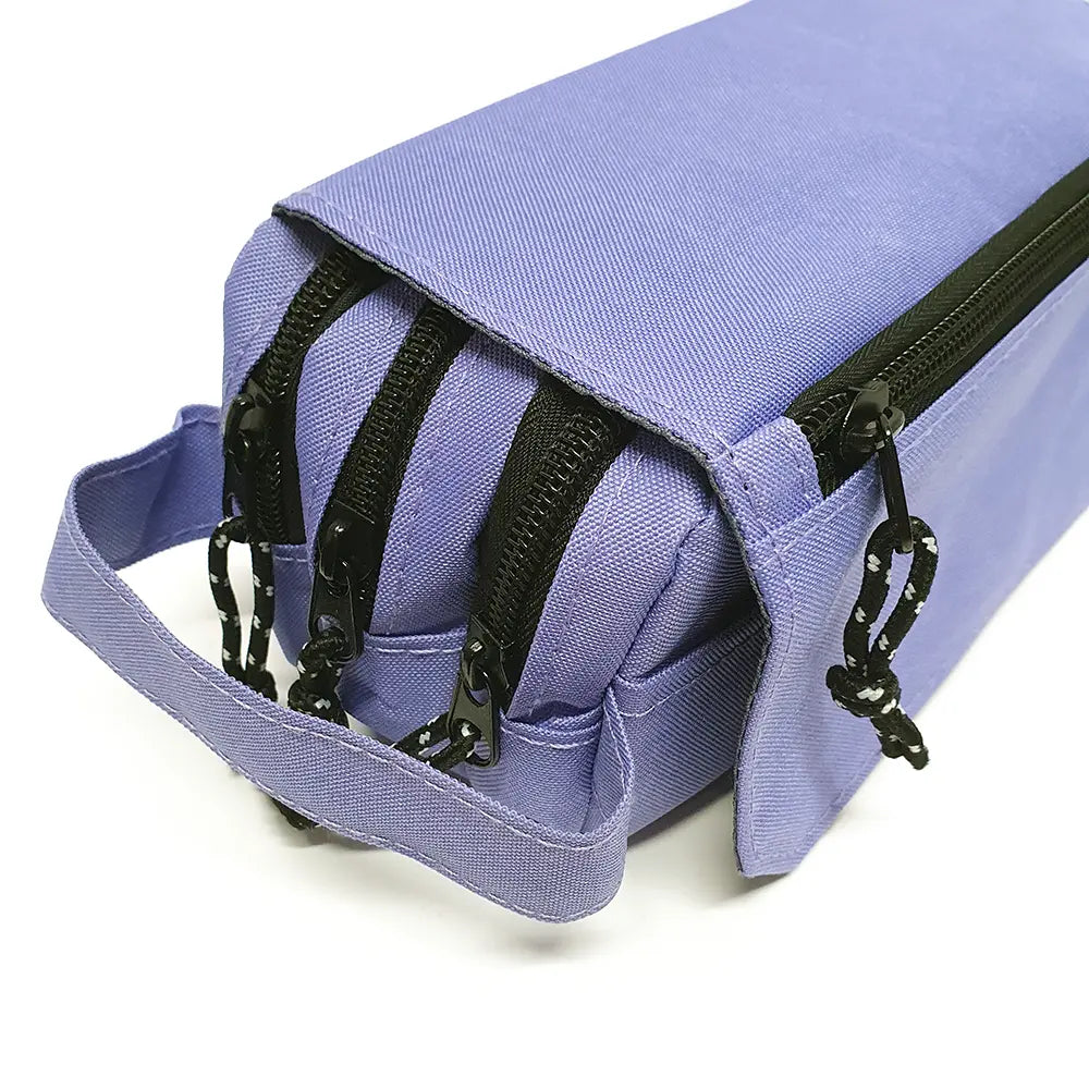 Estuche Escolar Lila Triple