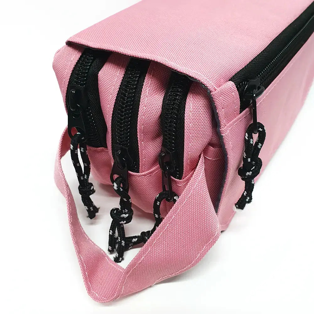 Estuche Escolar Rosa Triple