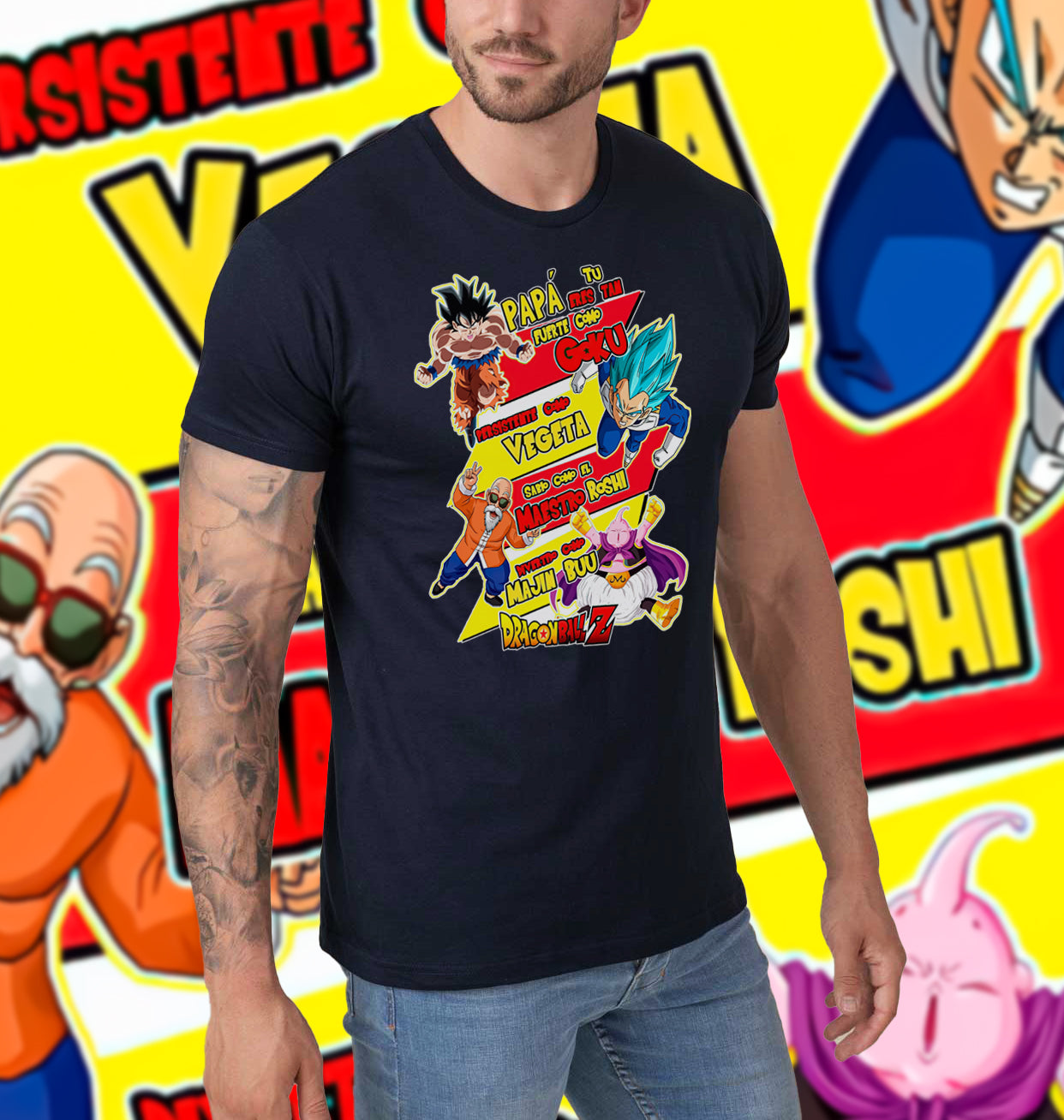 Camiseta Superhéroes Papá