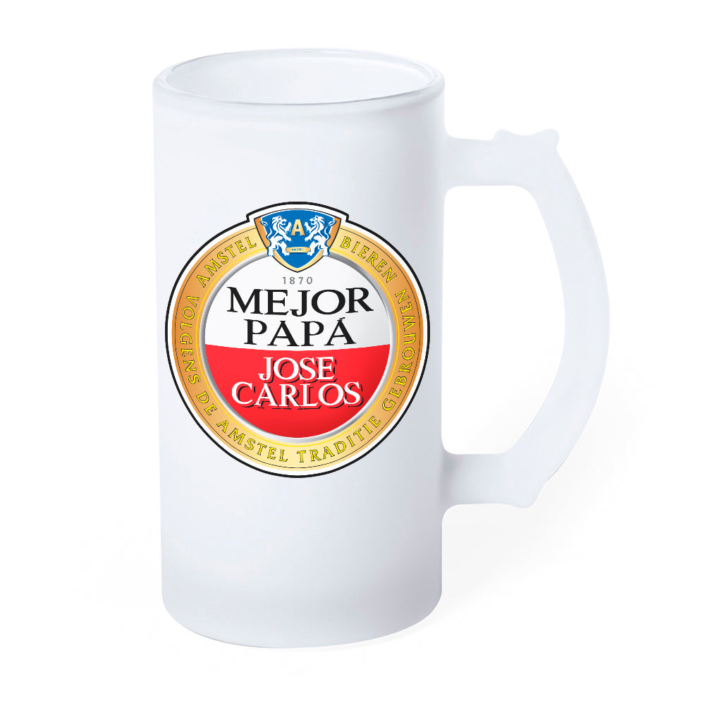 Jarra de Cerveza Personalizada para el Día del Padre