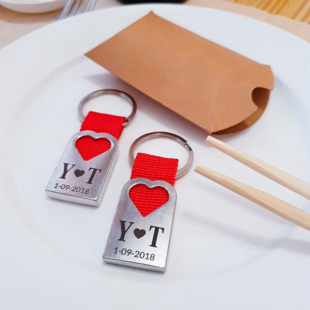 Llavero Corazón San Valentín Personalizado