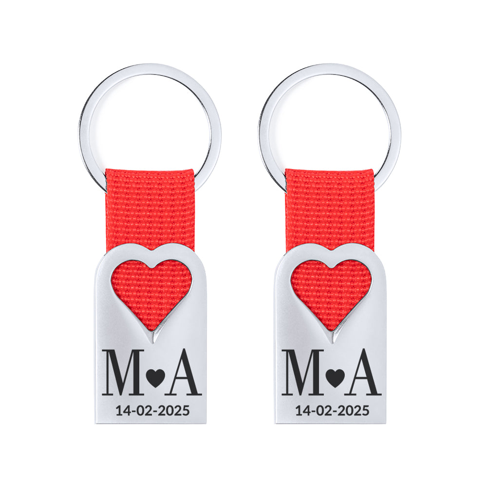 Llavero Corazón San Valentín Personalizado