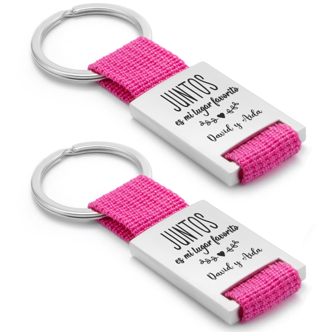 Llavero Personalizado para San Valentín