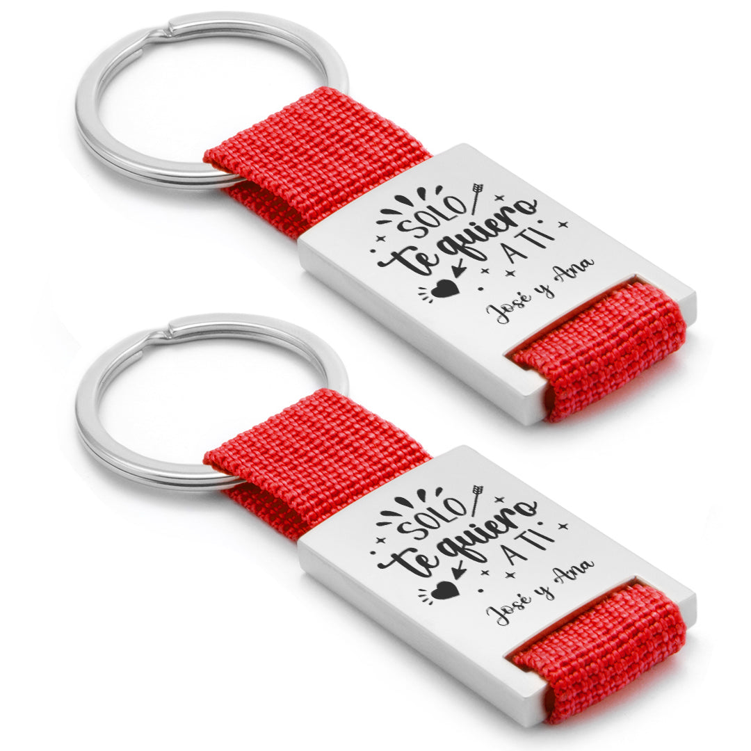Llavero Personalizado para San Valentín