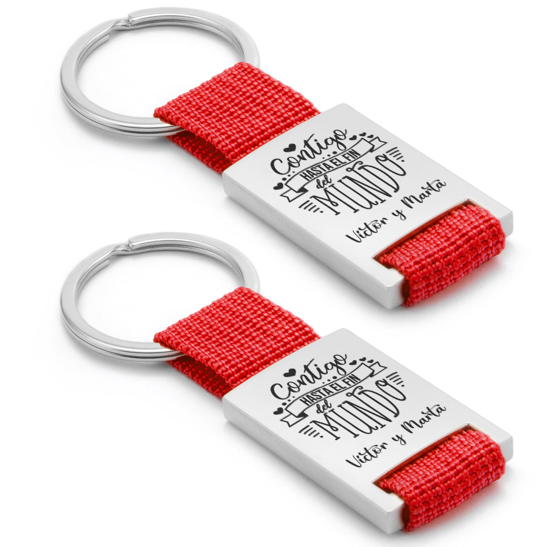 Llavero Personalizado para San Valentín