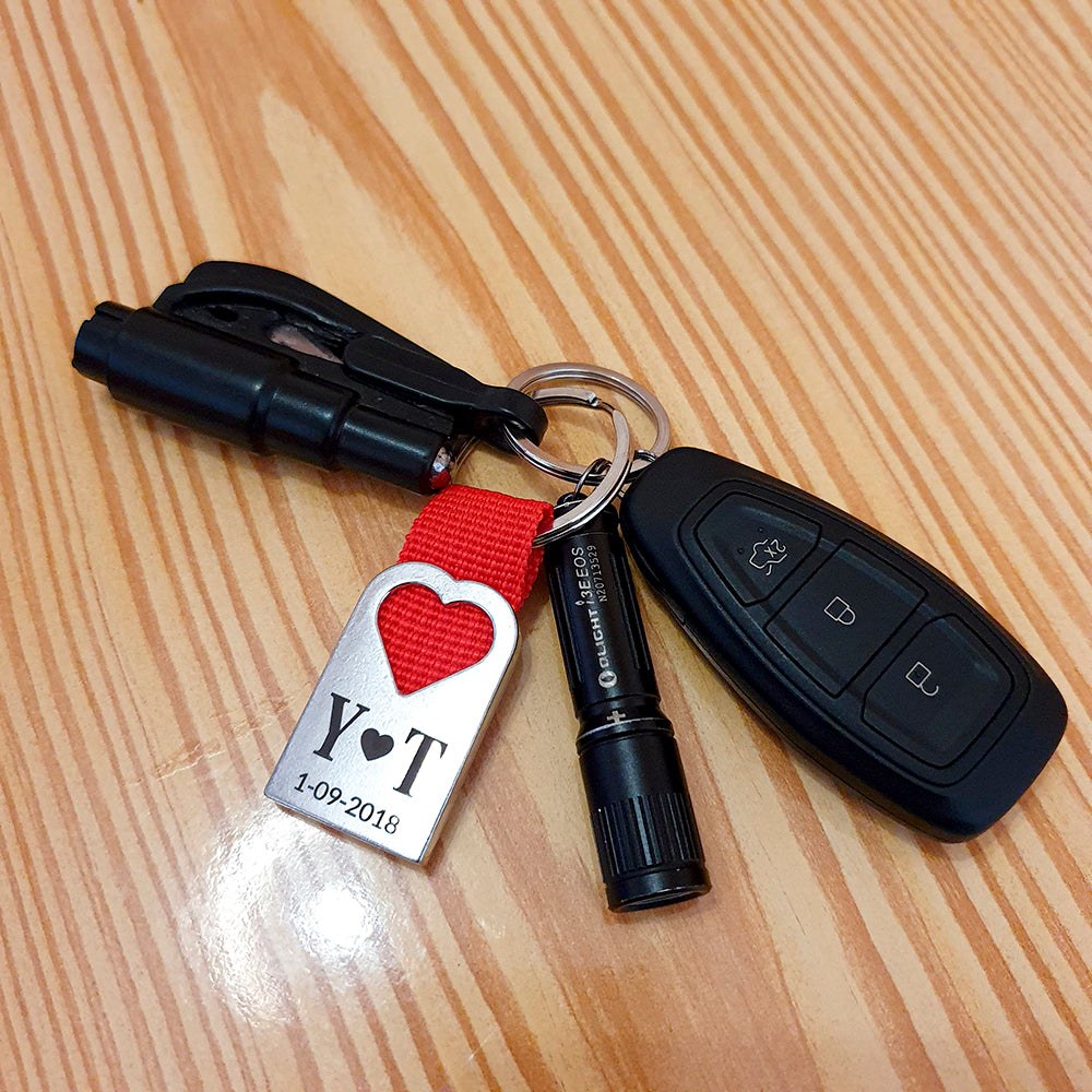 Llavero Corazón San Valentín Personalizado