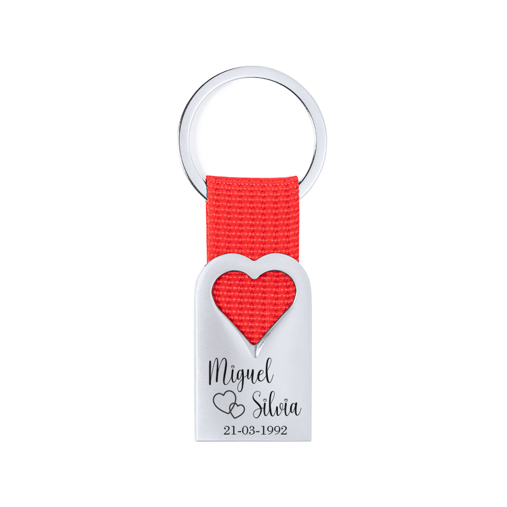 Llavero Corazón San Valentín Personalizado
