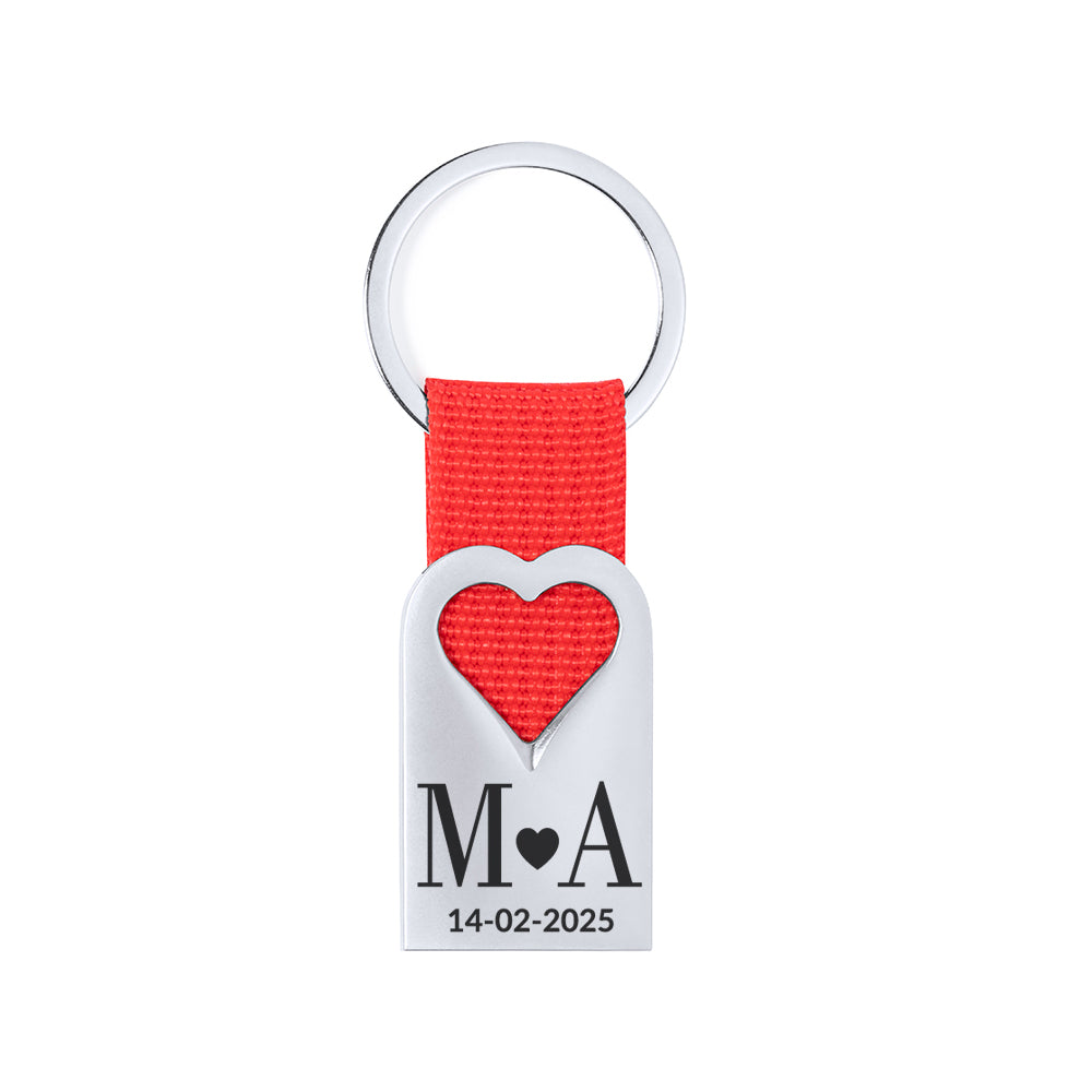 Llavero Corazón San Valentín Personalizado