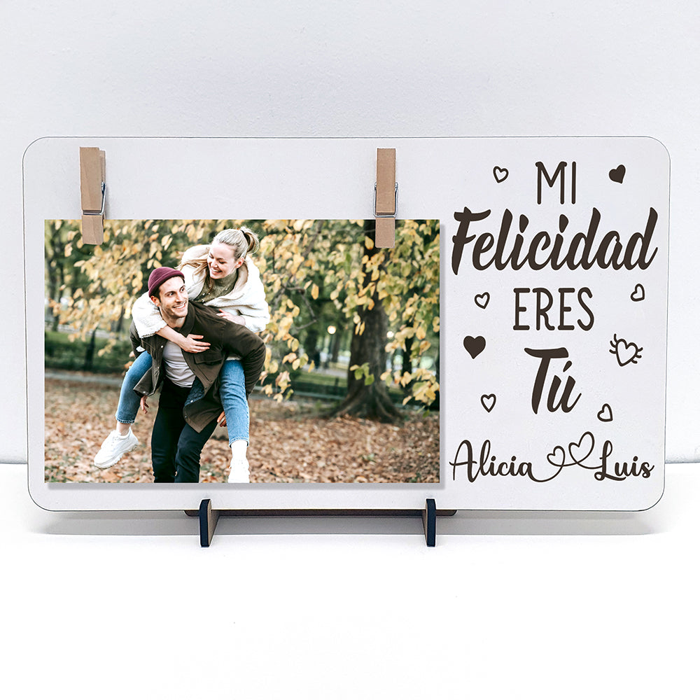 Marco de Foto Pinzas San Valentín
