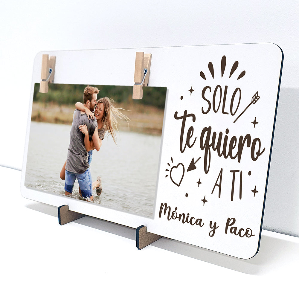 Marco de Foto Pinzas San Valentín