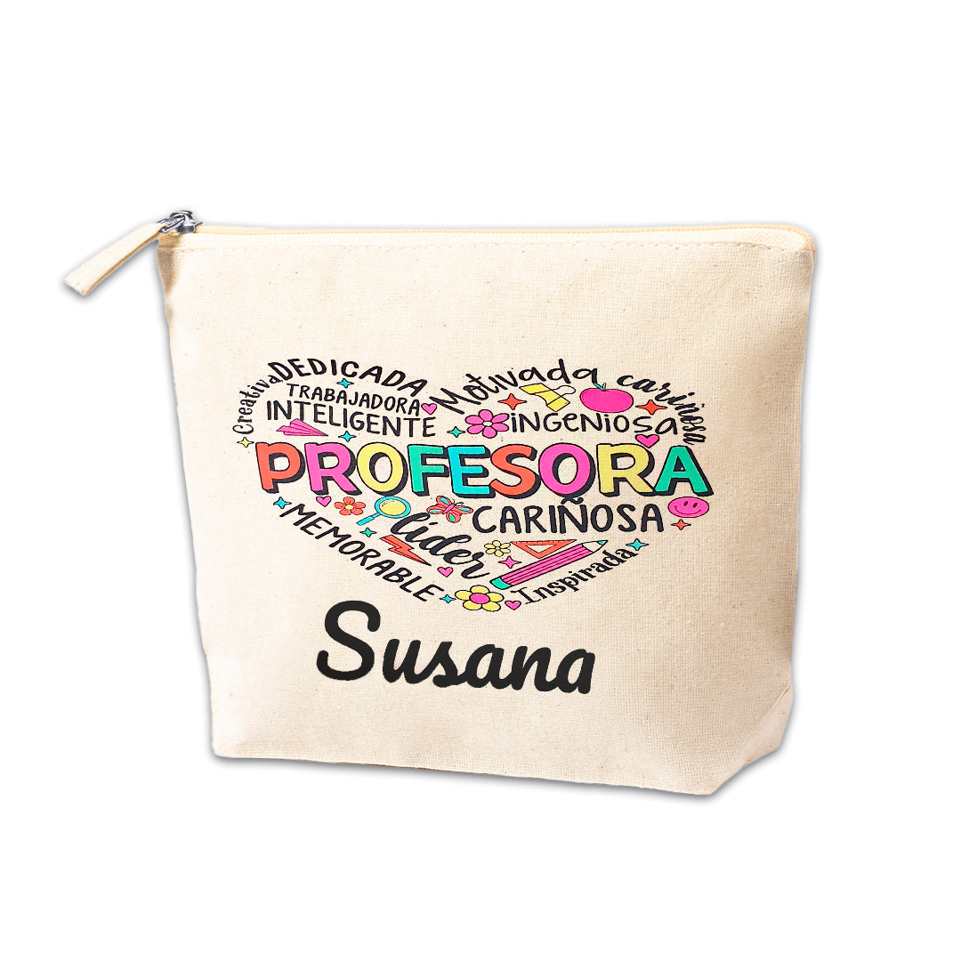 Pack Personalizado para Profesora con Nombre | Regalo de Fin de Curso Emotivo y Original
