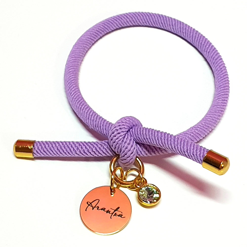 Pulseras de Goma Elásticas Acero Dorado