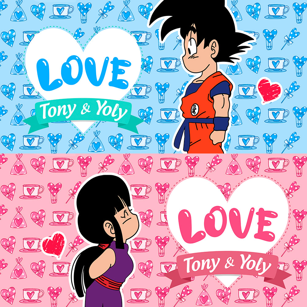 Pack San Valentín Goku y Chi-Chi