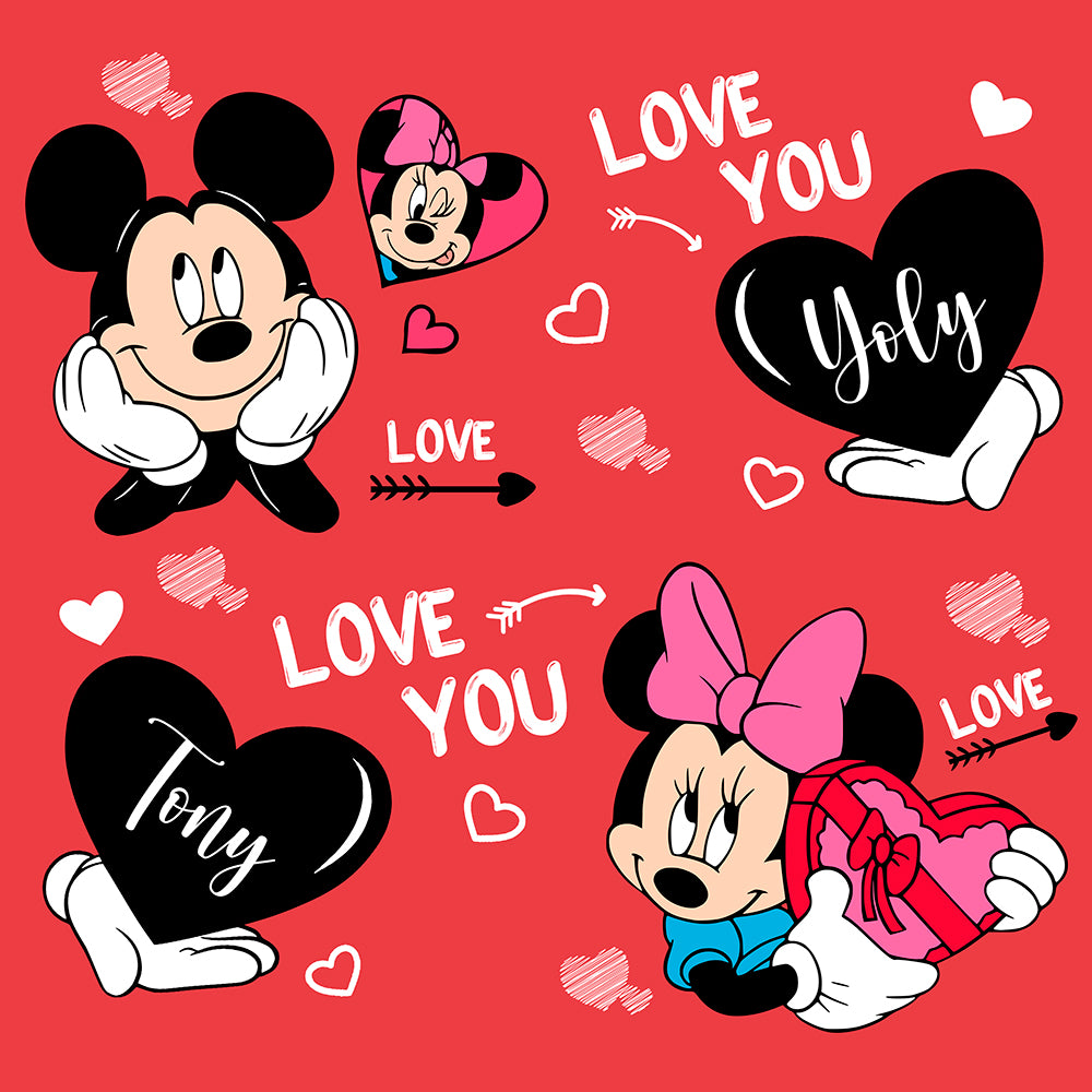 Pack San Valentín Mickey y Minnie