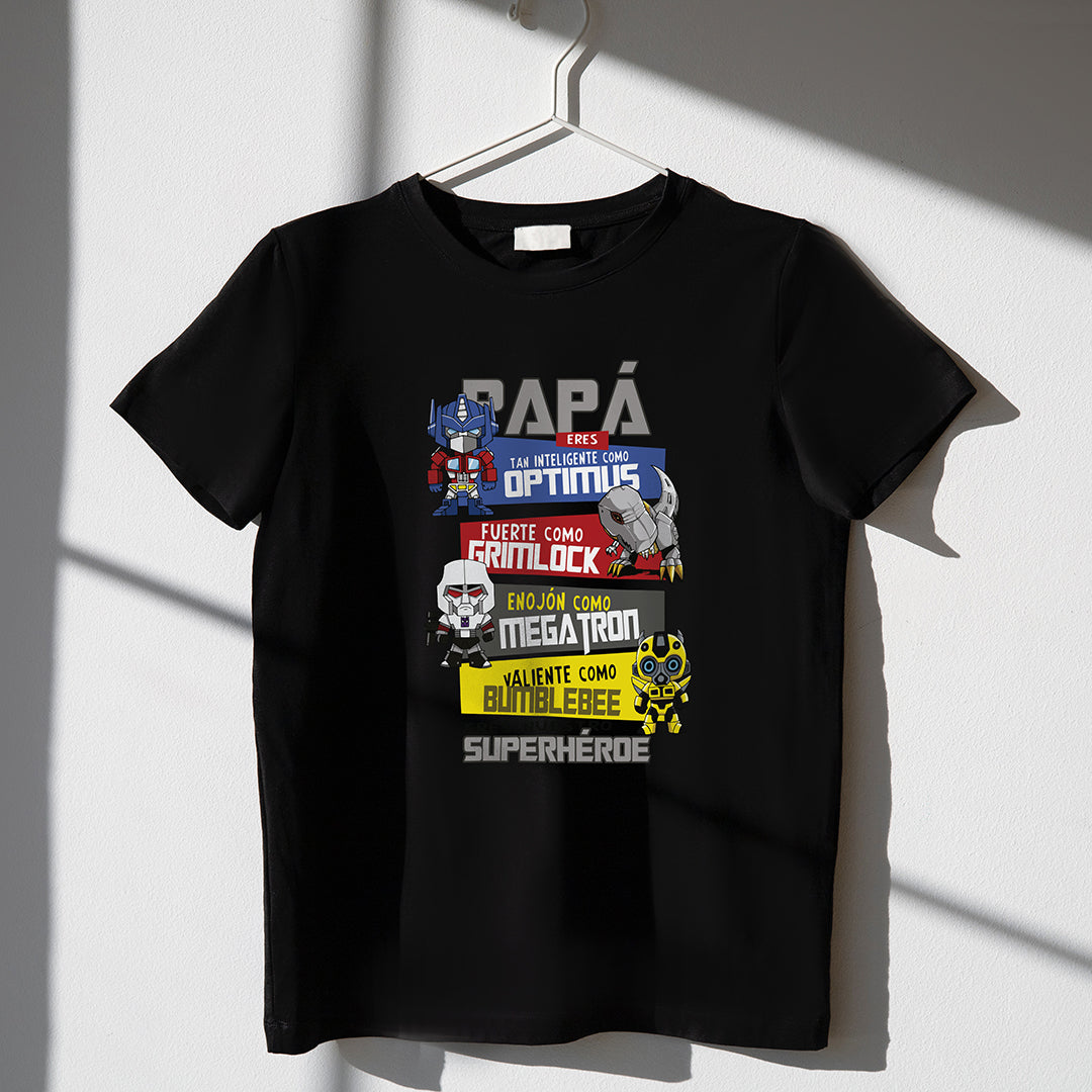 Camiseta Superhéroes Papá