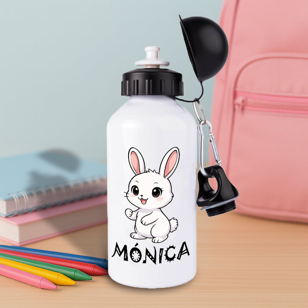 Botella agua niño personalizada con nombre