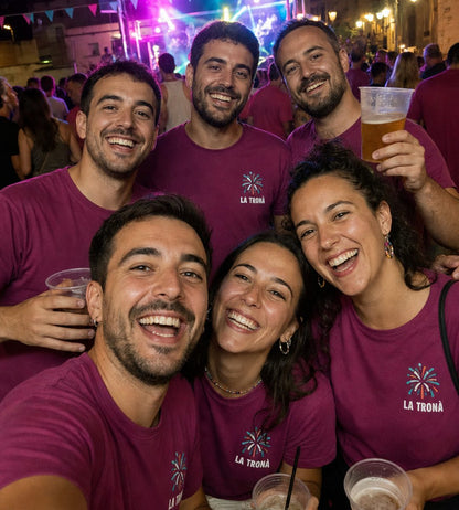 Camisetas para peñas personalizadas con impresión DTF