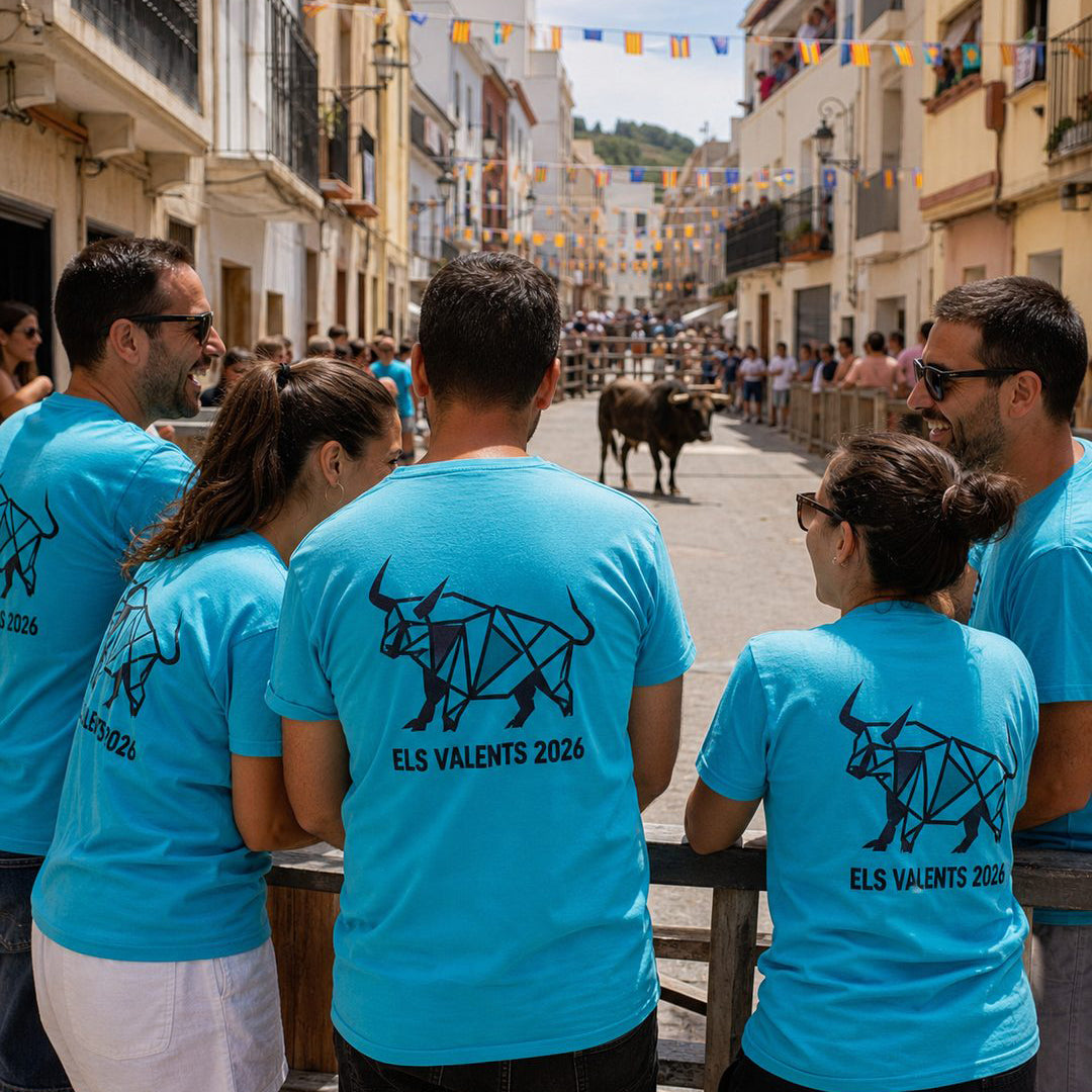 Camisetas para peñas personalizadas con impresión DTF