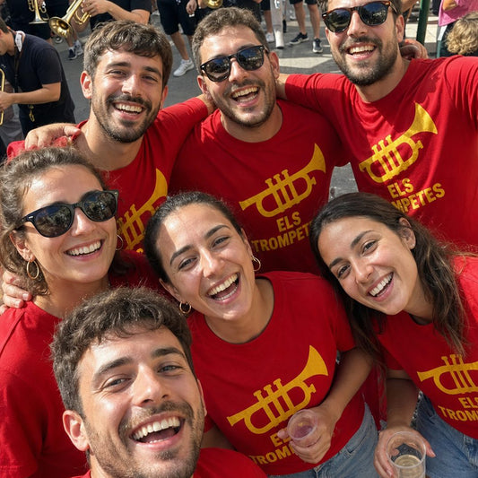 Camisetas para peñas personalizadas con impresión DTF