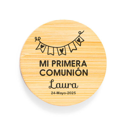 Abridor Bambú Comunión Personalizado