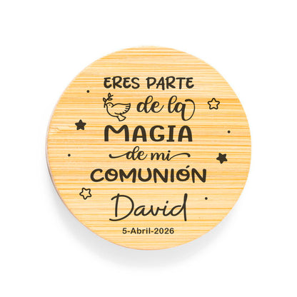 Abridor Bambú Comunión Personalizado