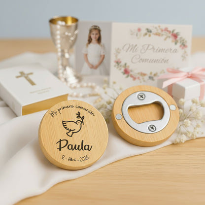 Abridor Bambú Comunión Personalizado