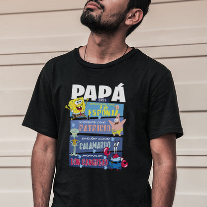 Camiseta Superhéroes Papá