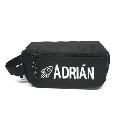 Estuche Escolar Negro Triple