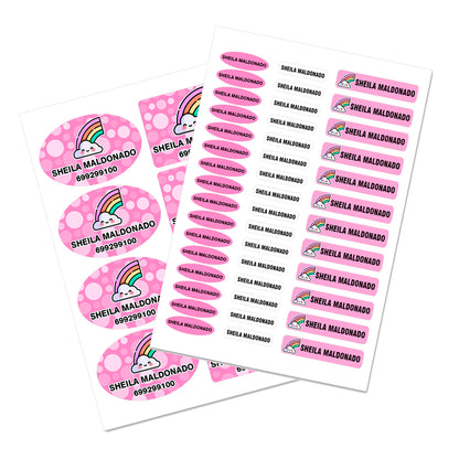 Etiquetas y Pegatinas Escolares Personalizadas