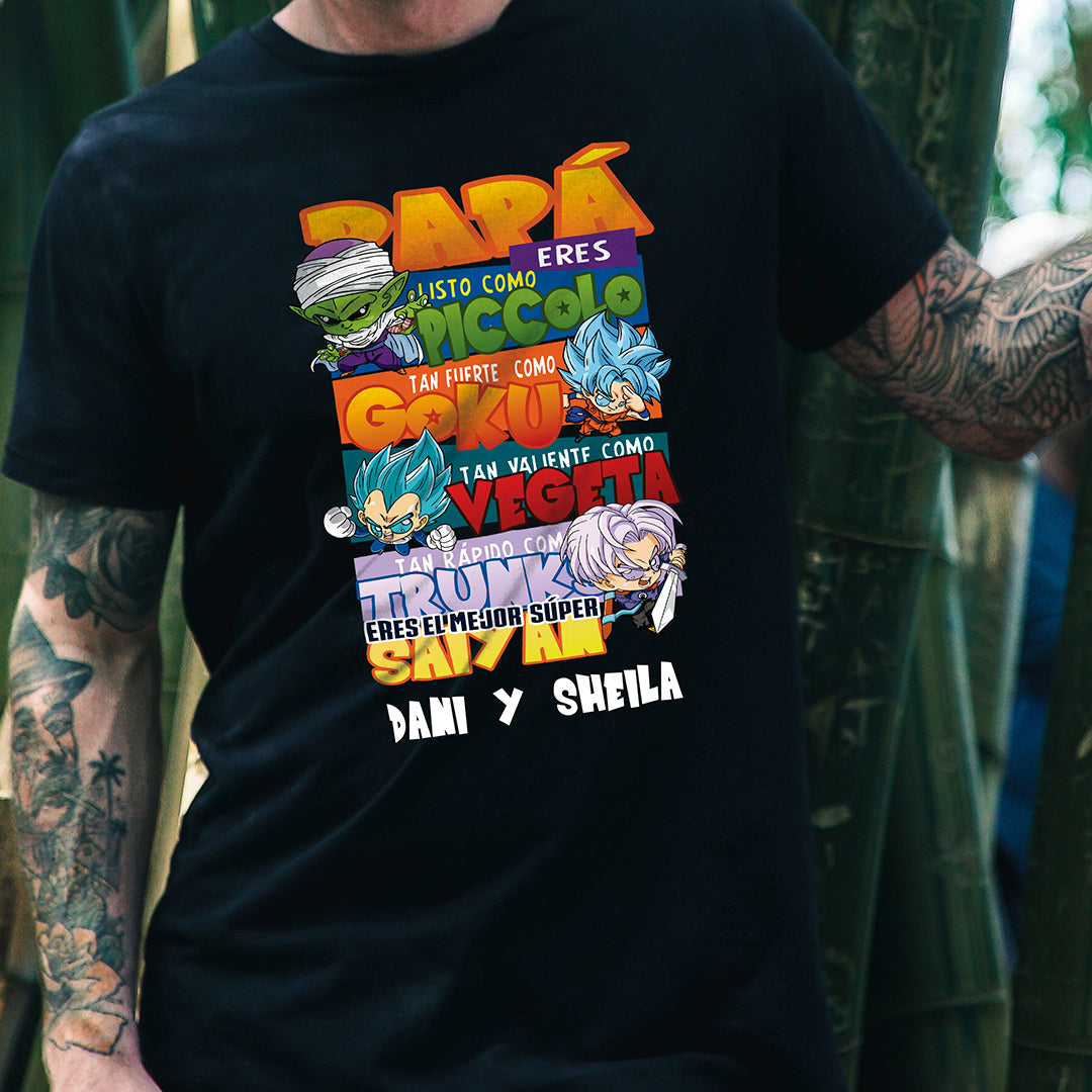 Camiseta Superhéroes Papá