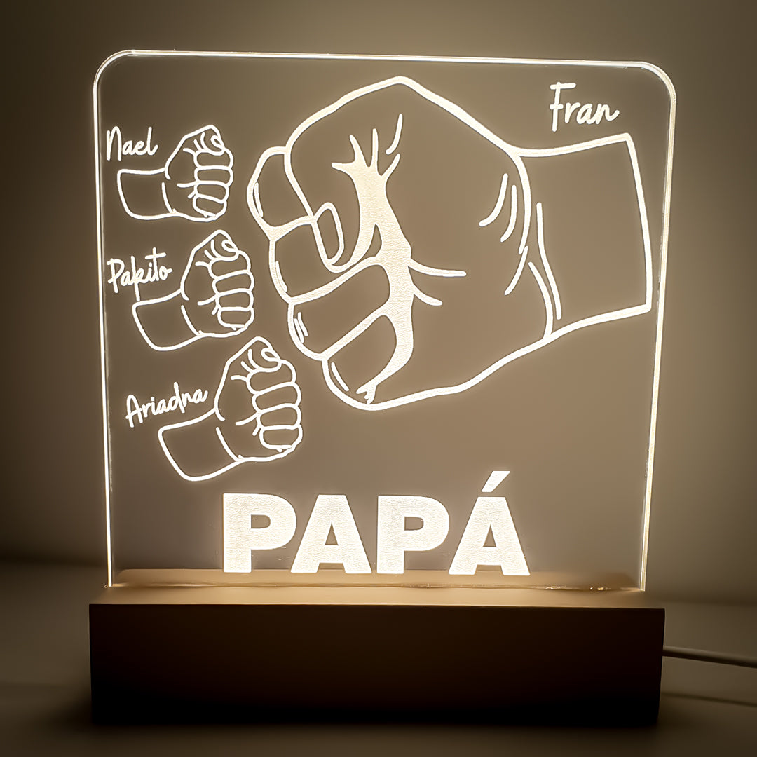 Lámpara led Día del Padre o Abuelo