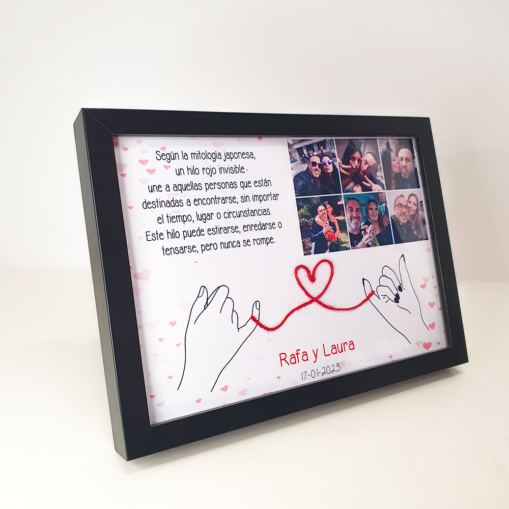 Marco Hilo Rojo del Destino Personalizado