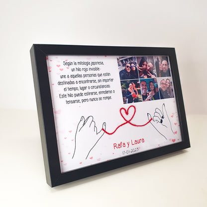 Marco Hilo Rojo del Destino Personalizado