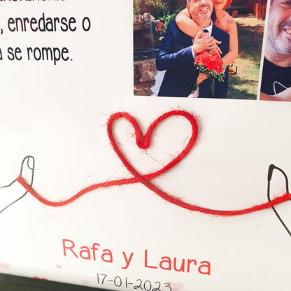 Marco Hilo Rojo del Destino Personalizado