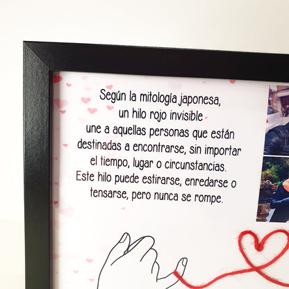 Marco Hilo Rojo del Destino Personalizado