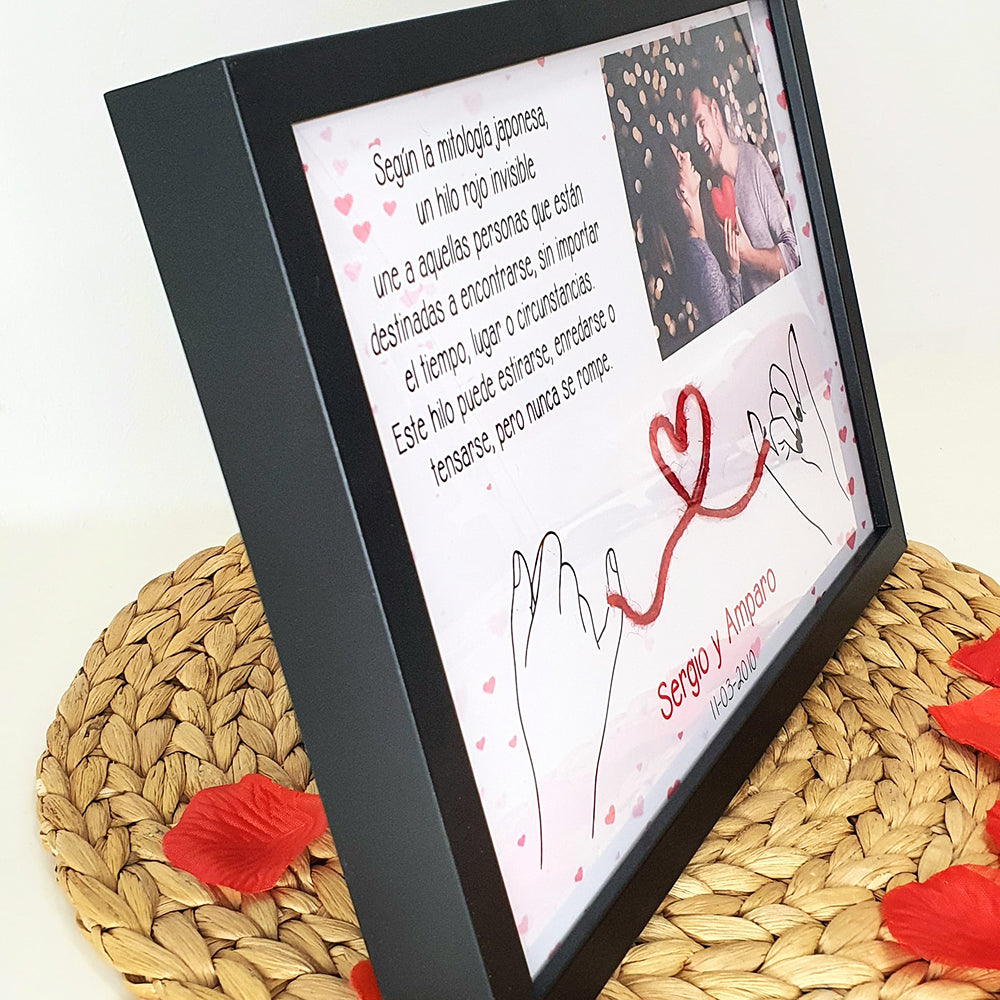 Marco Hilo Rojo del Destino Personalizado