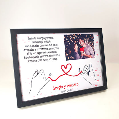 Marco Hilo Rojo del Destino Personalizado