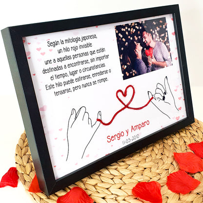 Marco Hilo Rojo del Destino Personalizado