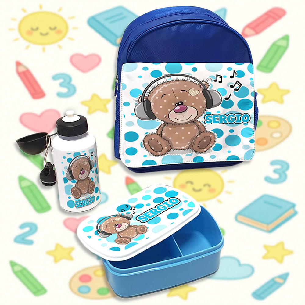 Pack Escolar Personalizado Azul