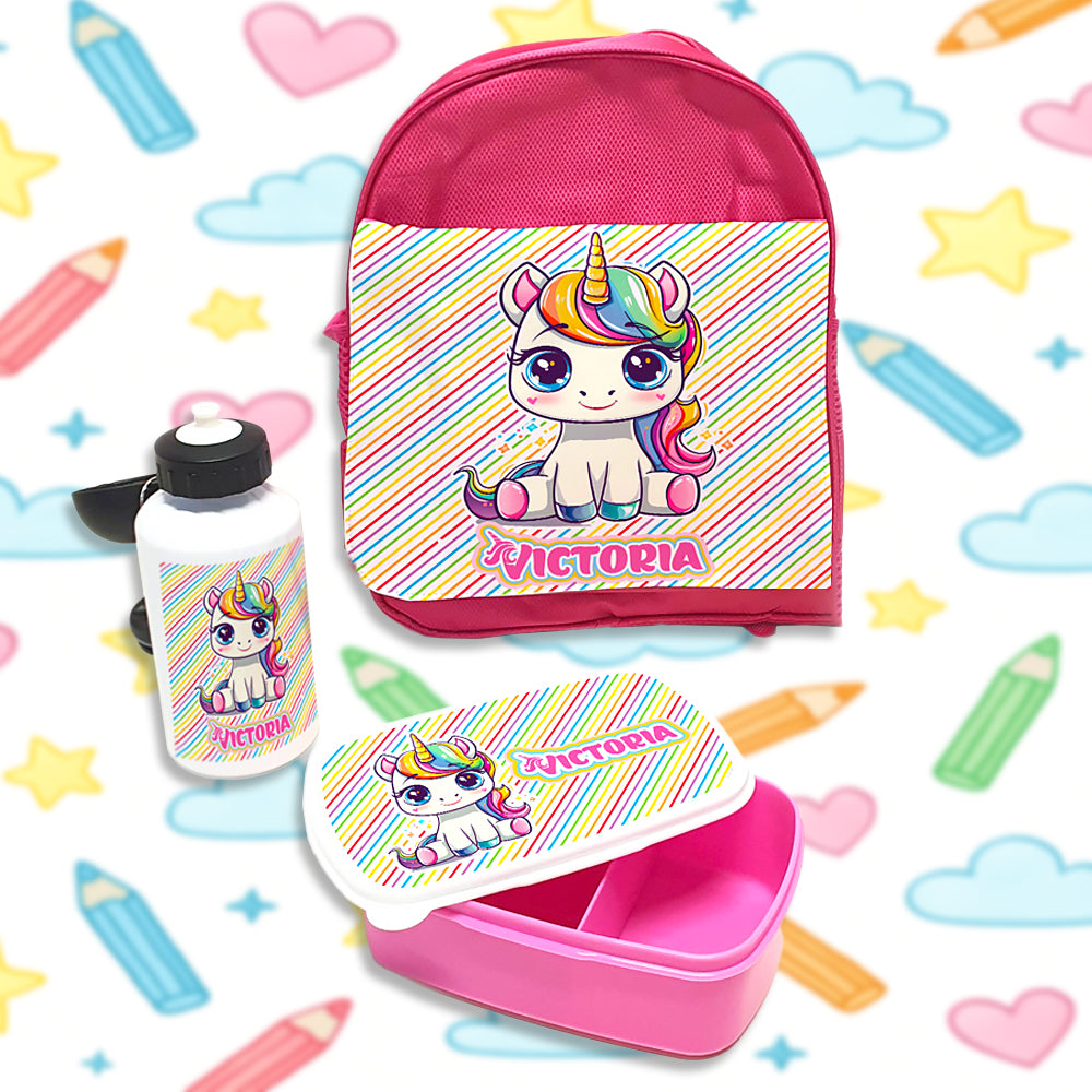 Pack Escolar Personalizado Rosa