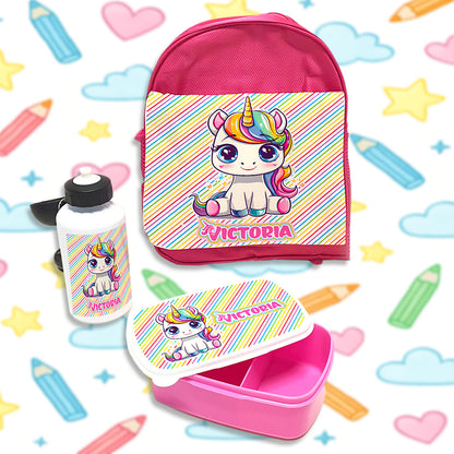 Pack Escolar Personalizado Rosa