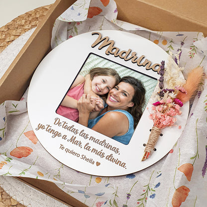 Placa Madrina Personalizada con Foto
