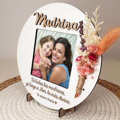 Placa Madrina Personalizada con Foto