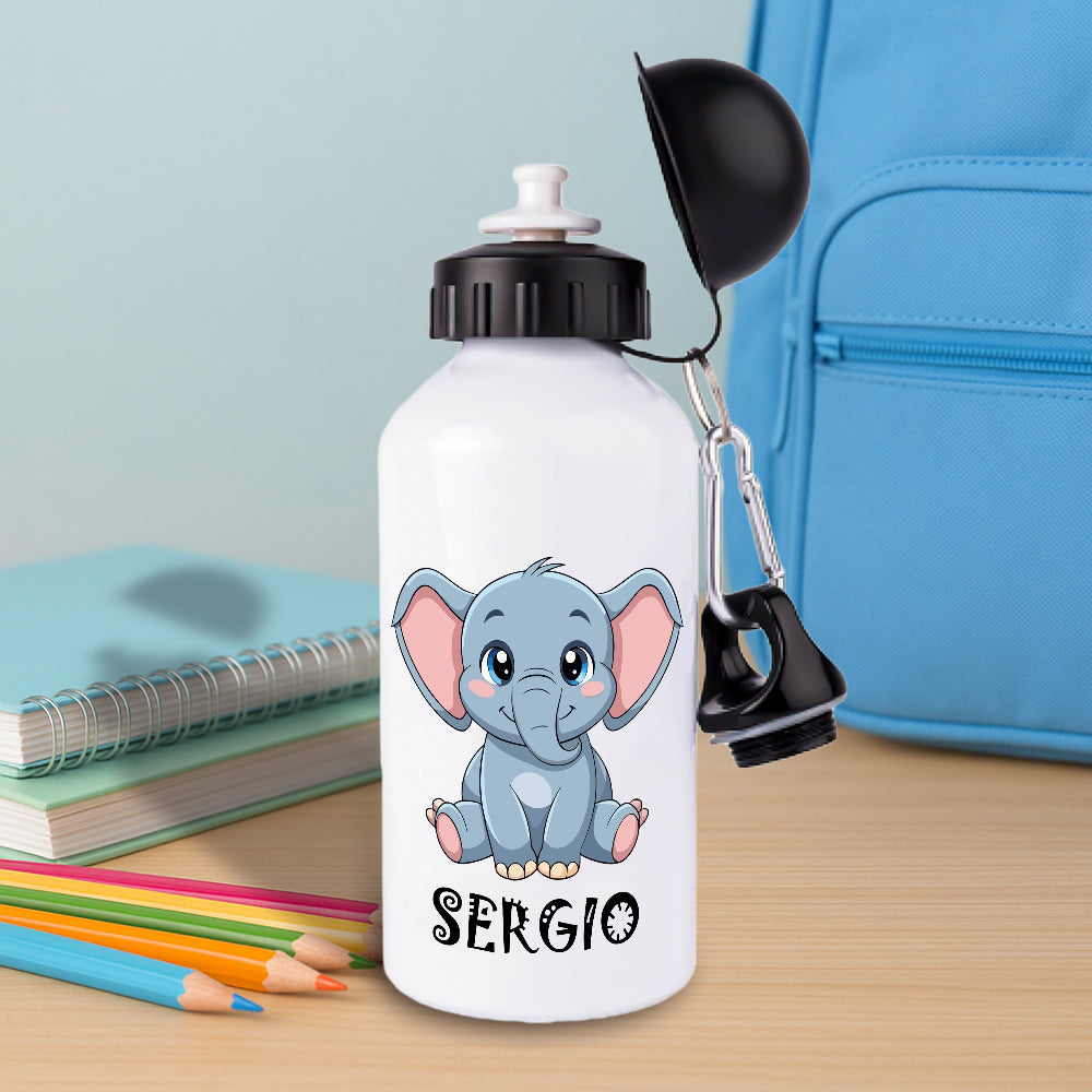 Botella agua niño personalizada con nombre